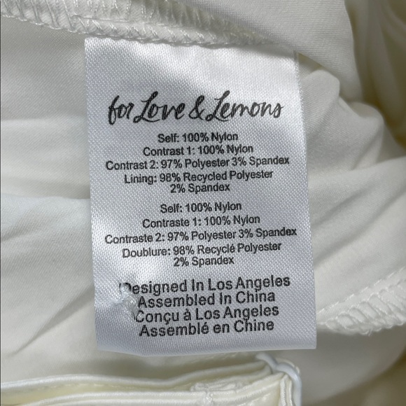 NWT For Love and Lemons Lily Bridal Dress White Corset Bustier Wedding Sz S - Picture 13 of 16